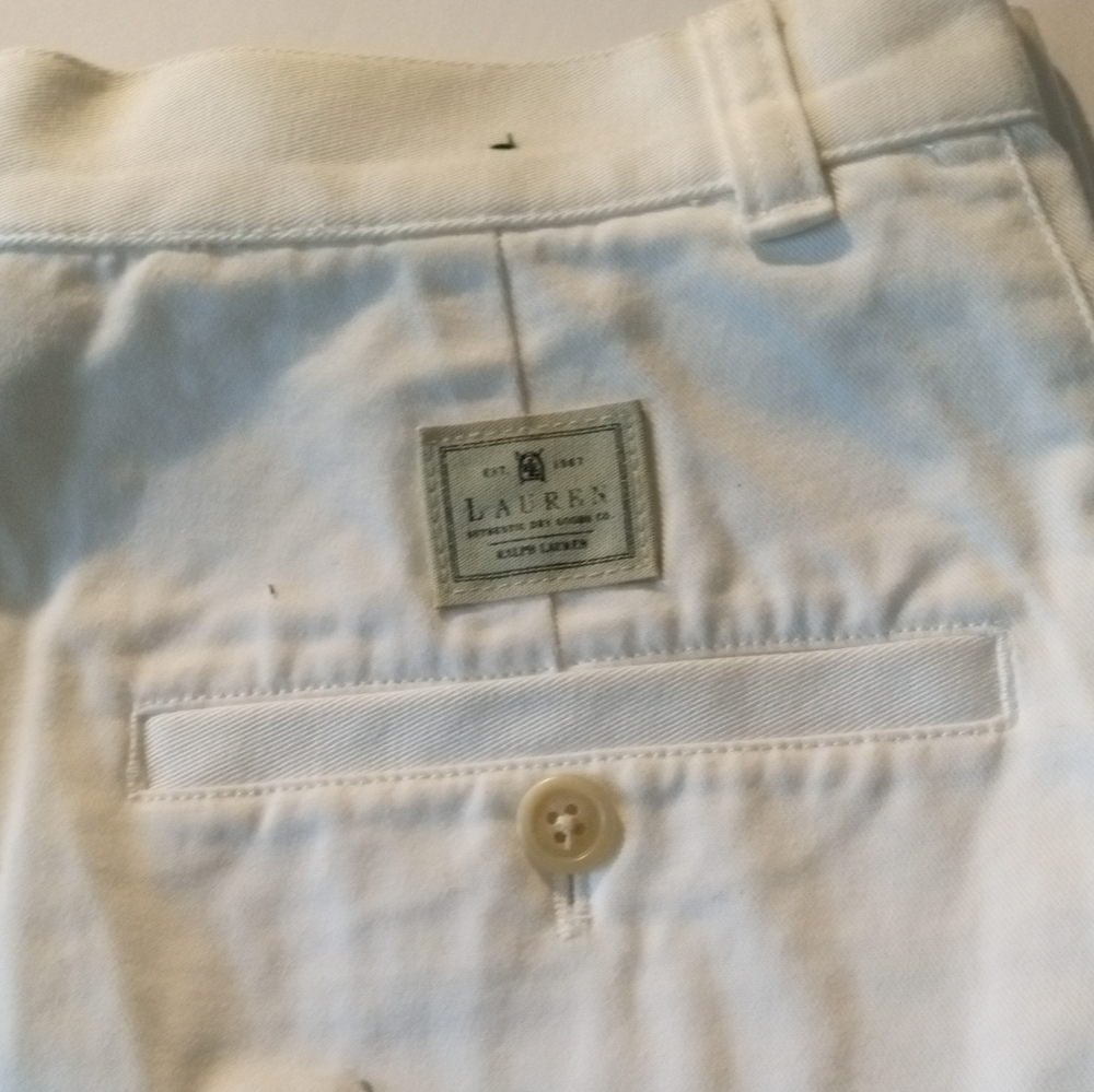 ∆ - Ralph Lauren White Cotton Jeans- Vintage - Size: 4P
